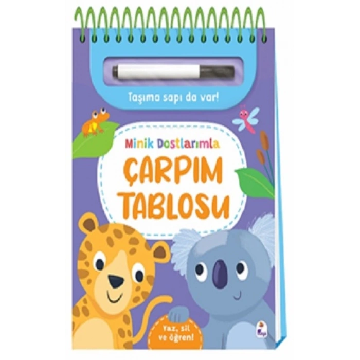 Minik Dostlarımla Çarpım Tablosu – Yaz, Sil ve Öğren
