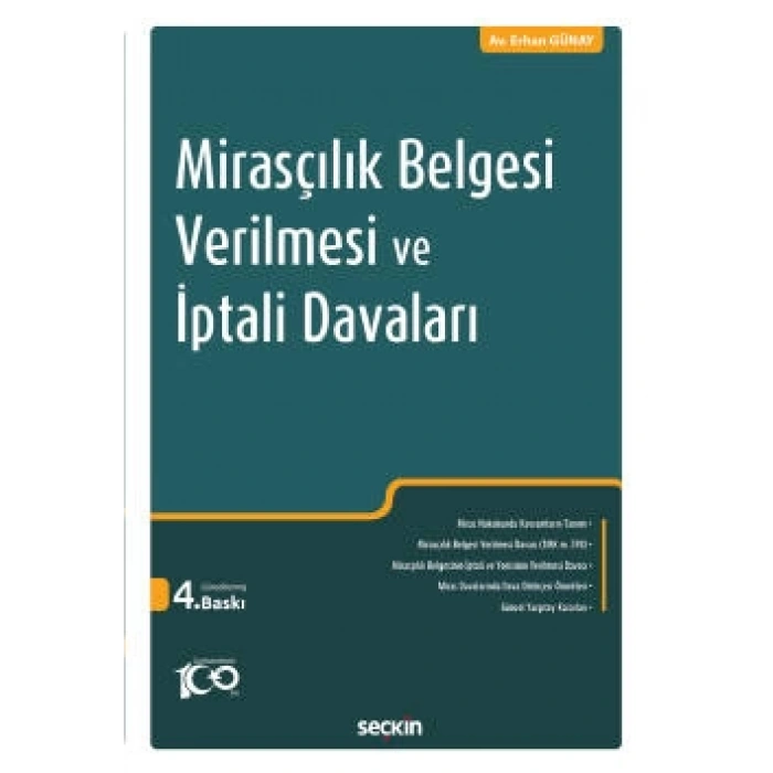Mirasçılık Belgesi Verilmesi ve İptali Davaları