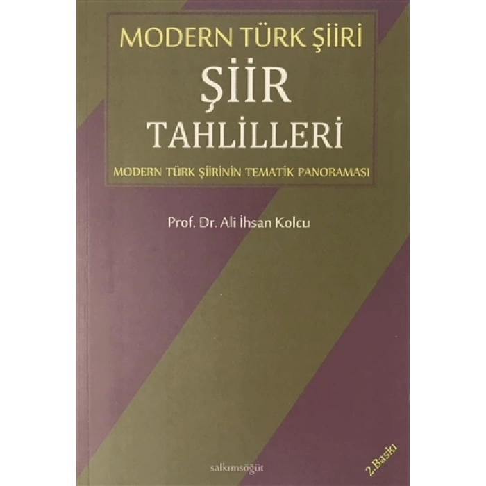 Modern Türk Şiiri 1 Şiir Tahlilleri