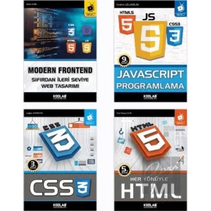 Modern Web Tasarım Seti (4 Kitap Takım)