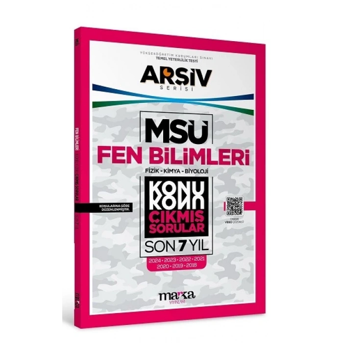 MSÜ FEN BİLİMLERİ Konu Konu ÇIKMIŞ SORULAR Son 7 Yıl
