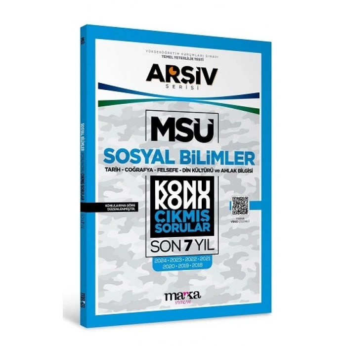MSÜ SOSYAL BİLİMLER Konu Konu ÇIKMIŞ SORULAR Son 7 Yıl