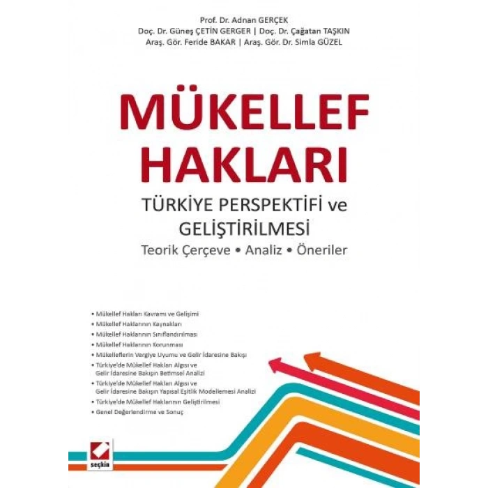 Mükellef Hakları<br /> Türkiye Perspektifi ve Geliştirilmesi