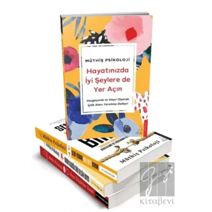 Müthiş Psikoloji 3 Kitap Set Defter Hediyeli