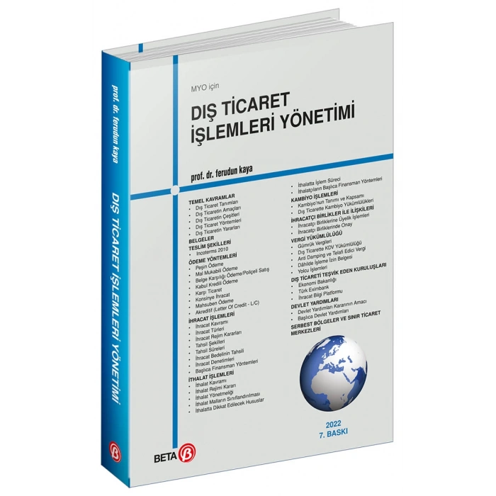 M.Y.O. İçin Dış Ticaret İşlemleri Yönetimi