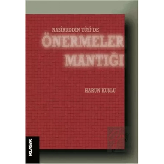 Nasiruddin Tüside Önermeler Mantığı