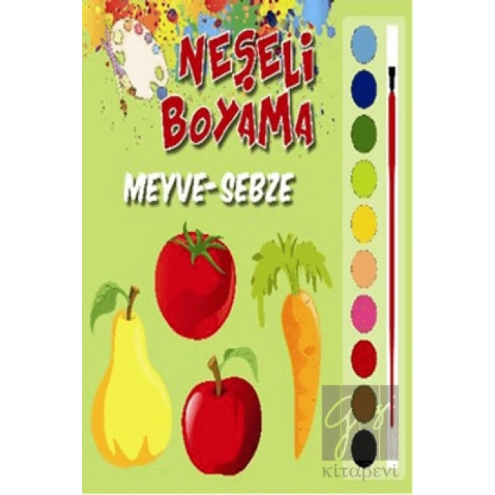 Neşeli Boyama - Meyve Sebze