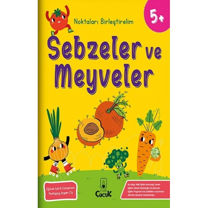 Noktaları Birleştirelim – Sebzeler ve Meyveler (5 Yaş)