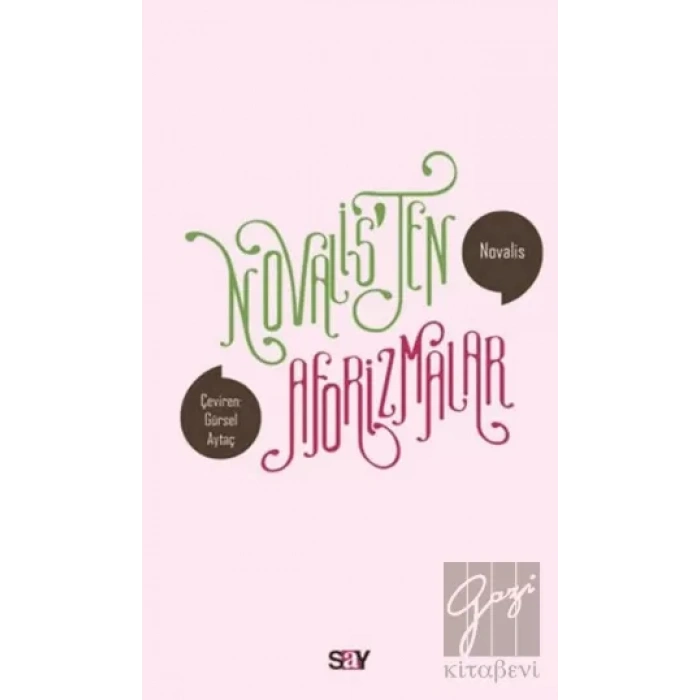 Novalisten Aforizmalar