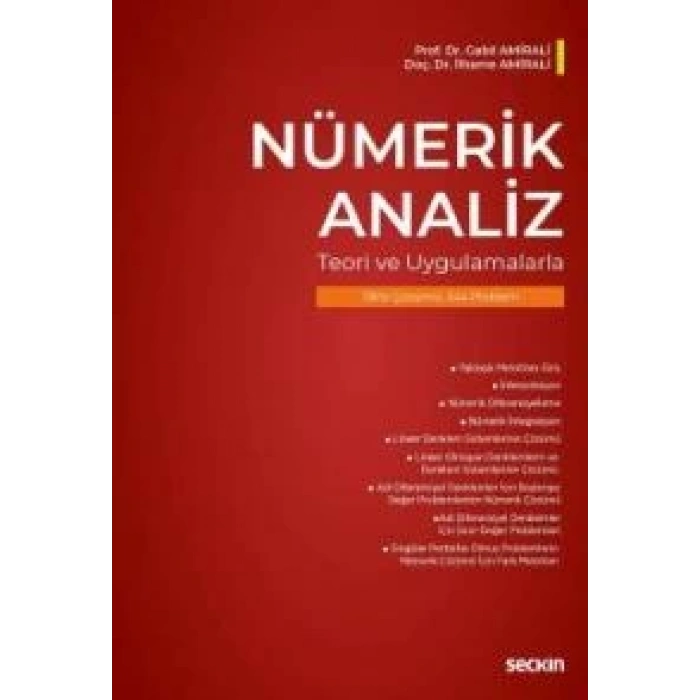 Nümerik Analiz Teori ve Uygulamalarla