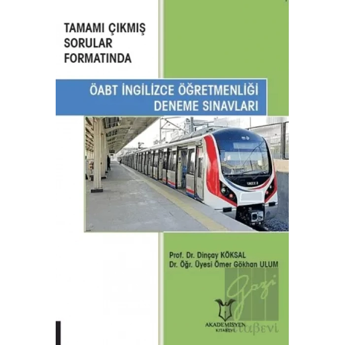 ÖABT İngilizce Öğretmenliği Deneme Sınavı