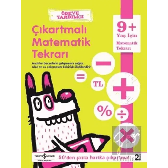 Ödeve Yardımcı Çıkartmalı Matematik Tekrarı