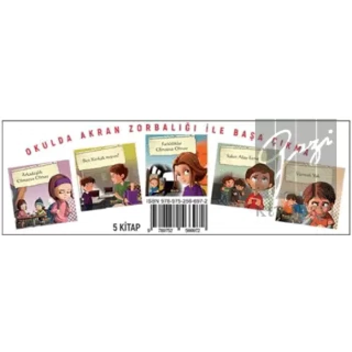 Okulda Akran Zorbalığı İle Başa Çıkma Seti 5 Kitap