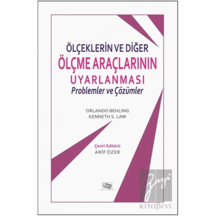 Ölçeklerin Ve Diğer Ölçme Araçlarının Uyarlanması: Problemler Ve Çözümler
