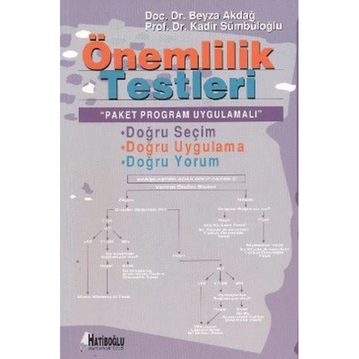 Önemlilik Testleri Paket Program Uygulamalı-Beyza
