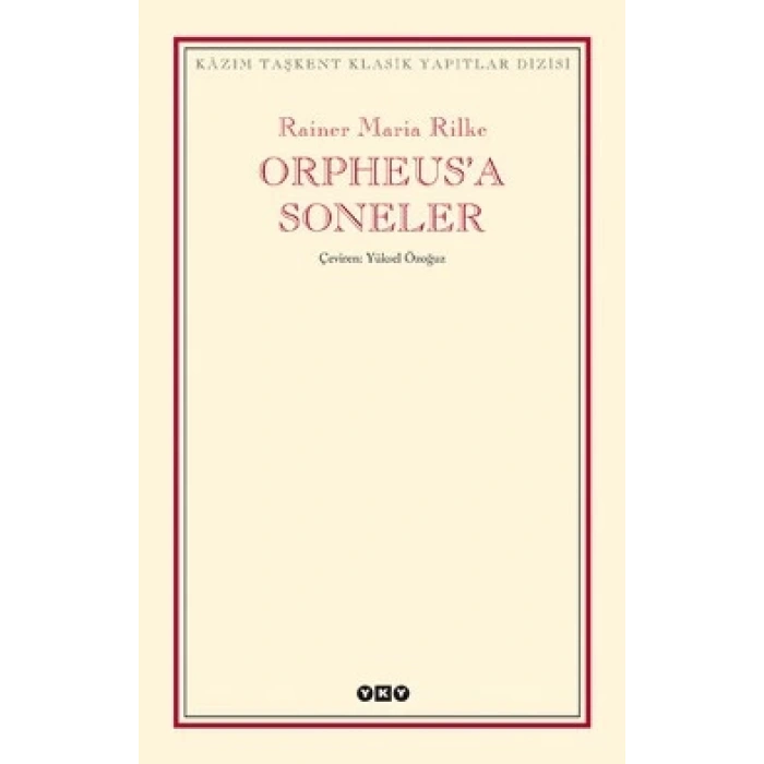 Orpheus’a Soneler