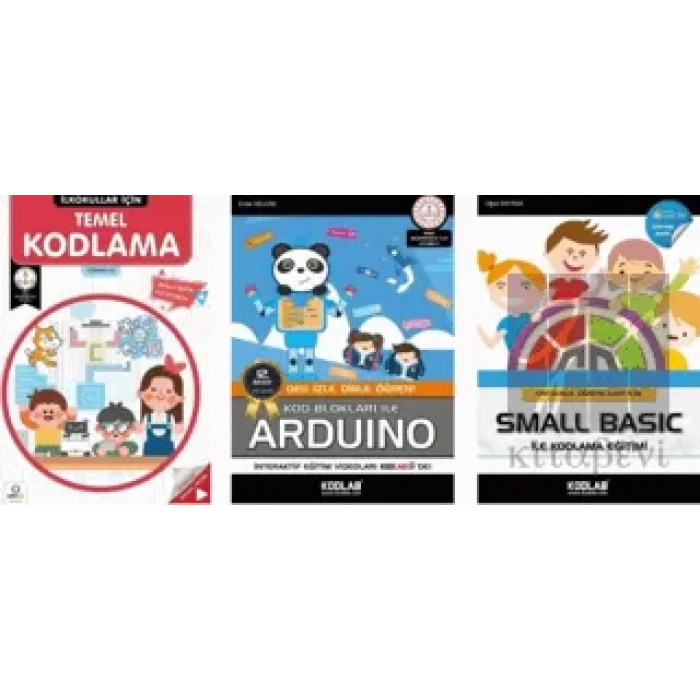 Ortaokullar İçin Kodlama Seti (3 Kitap Takım)