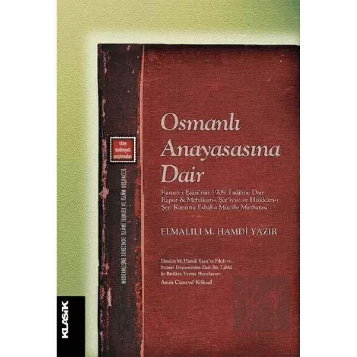 Osmanlı Anayasasına Dair