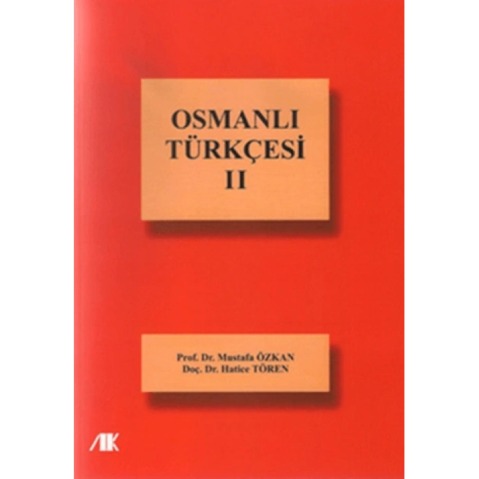 Osmanlı Türkçesi 2