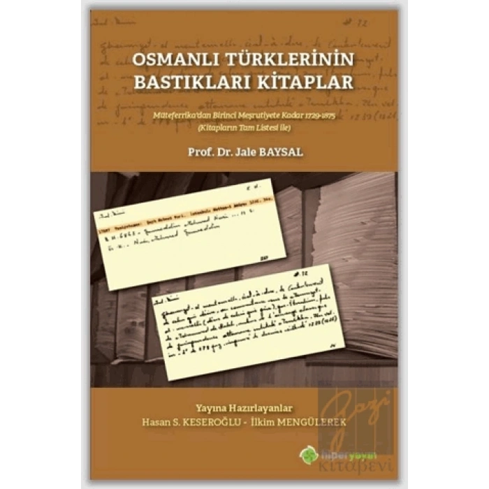 Osmanlı Türklerinin Bastıkları Kitaplar