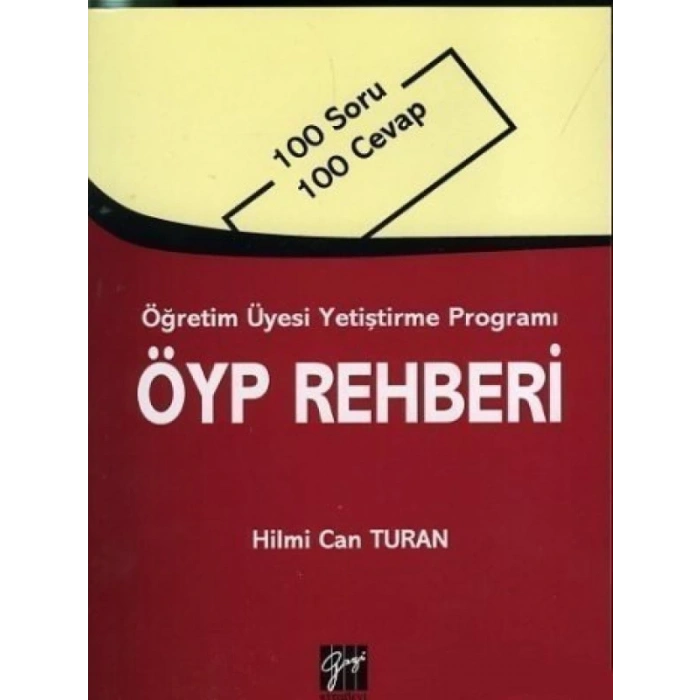 ÖYP Rehberi - Hilmi Can Turan