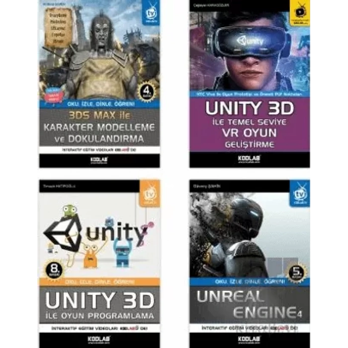 Oyun Programlama Seti 6 (4 Kitap Takım)