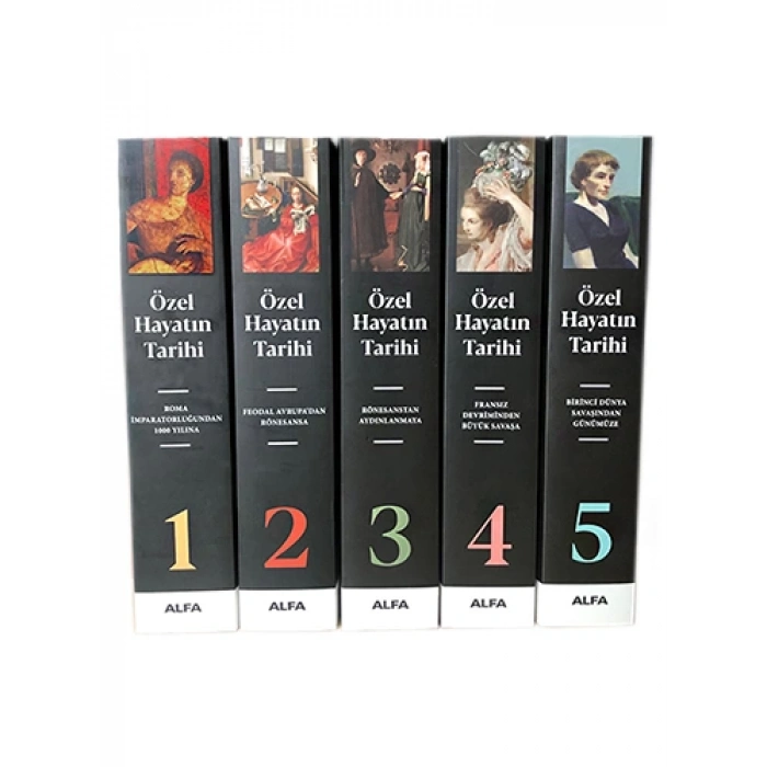 Özel Hayatın Tarihi Seti - 5 Kitap Takım