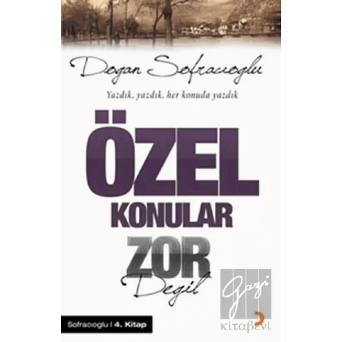 Özel Konular Zor Değil