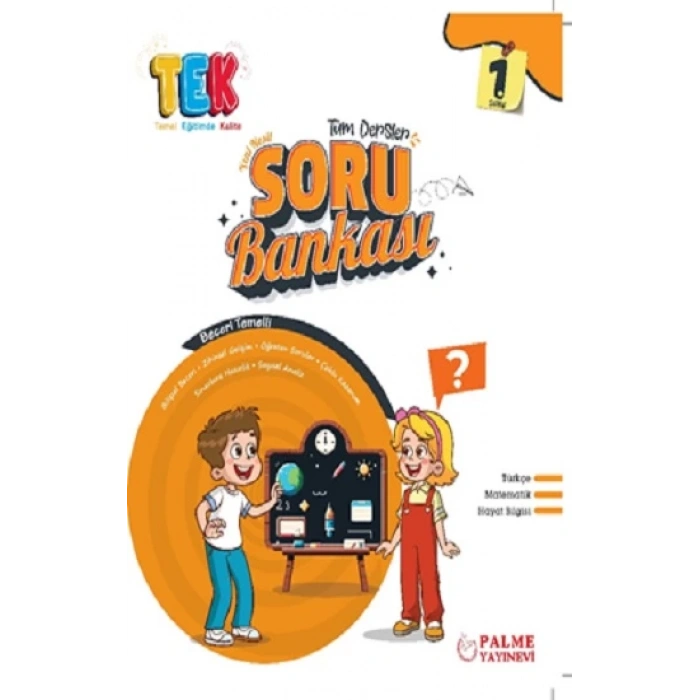 Palme 1.Sınıf Tek Tüm Dersler Soru Kitabı