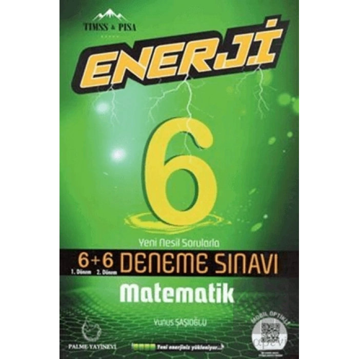Palme 6. Sınıf Enerji Matematik 6+6 Deneme Sınavı