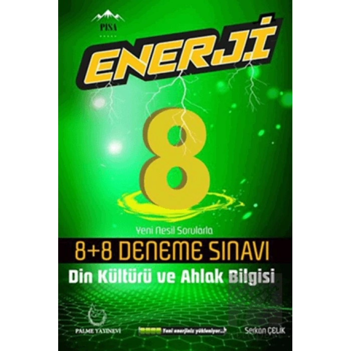 Palme 8. Sınıf Din Kültürü ve Ahlak Bilgisi Enerji 8+8 Deneme Sınavı