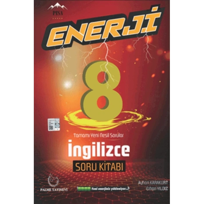 Palme 8. Sınıf Enerji İngilizce Tamamı Yeni Nesil Soru Kitabı