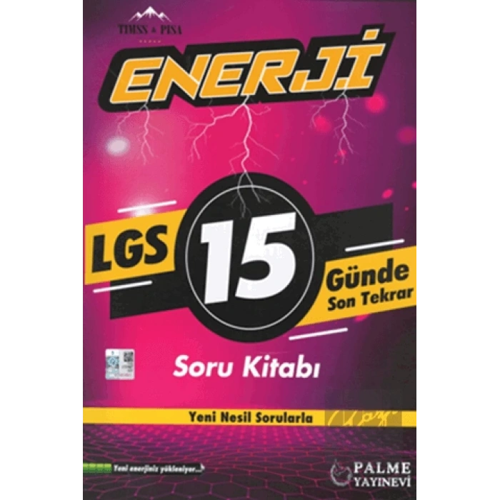 Palme 8. Sınıf Enerji LGS 15 Günde Son Tekrar Soru Kitabı