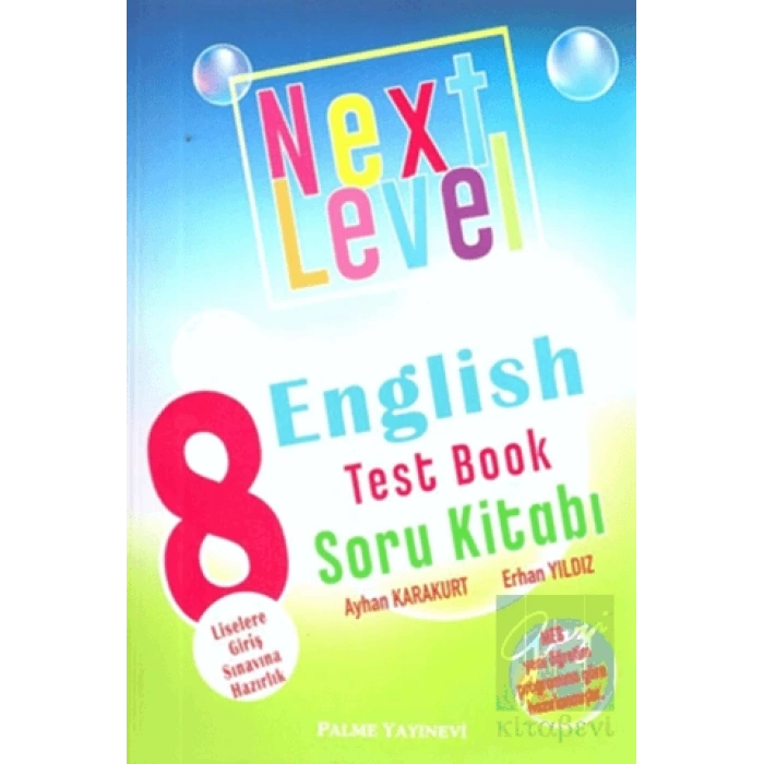 Palme 8. Sınıf Next Level English Test Book Soru Kitabı