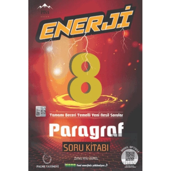 Palme Enerji 8. Sınıf Paragraf Soru Kitabı