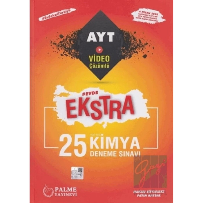 Palme YKS AYT Ekstra Kimya 25 Deneme Sınavı