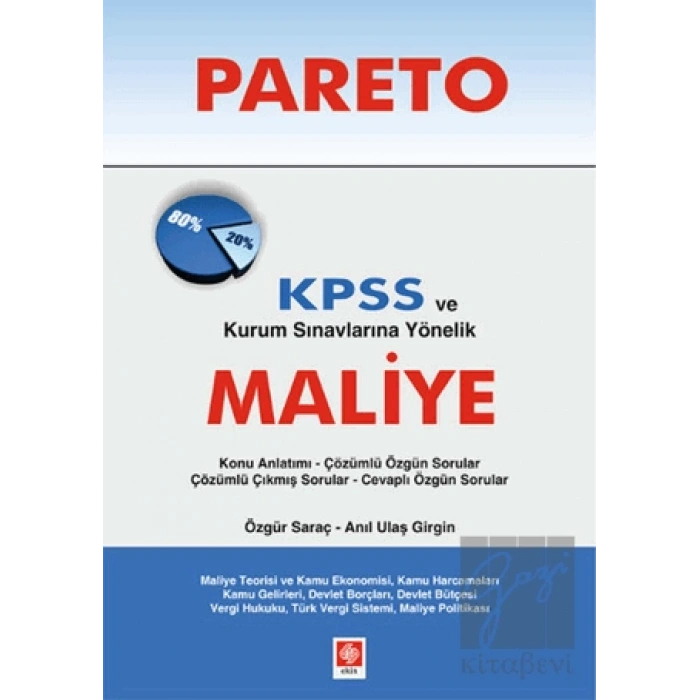 Pareto Kpss ve Kurum Sınavlarına Yönelik Maliye
