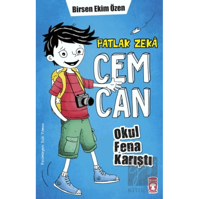 Patlak Zeka Cemcan - Okul Fena Karıştı (Fleksi Cilt)