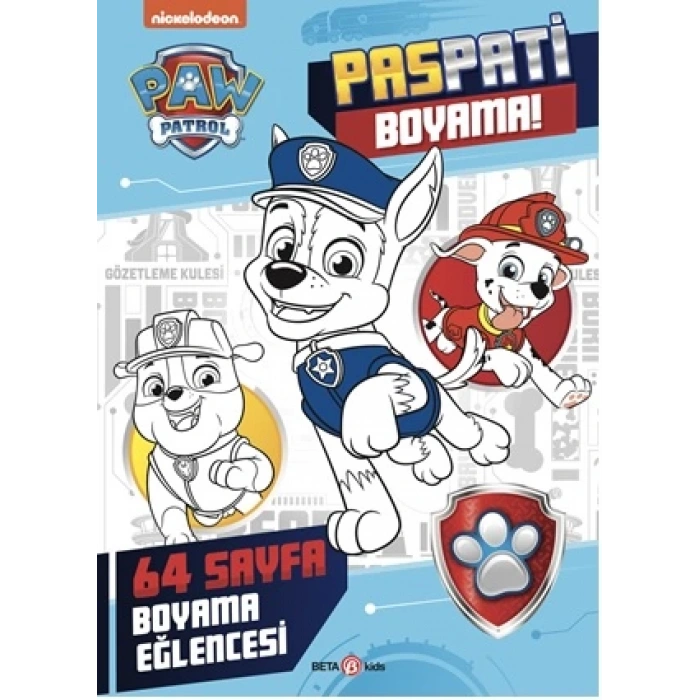 Paw Patrol Paspati Boyama Kitabı
