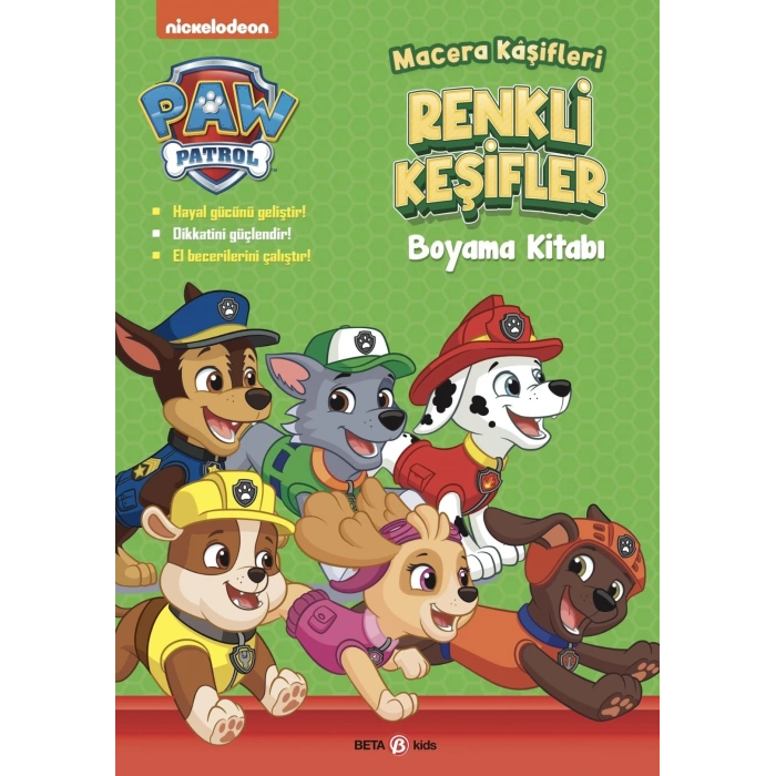 Paw Patrol -  Renkli Keşifler Boyama Kitabı