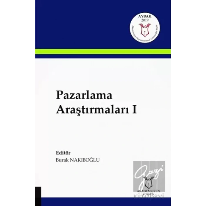 Pazarlama Araştırmaları 1