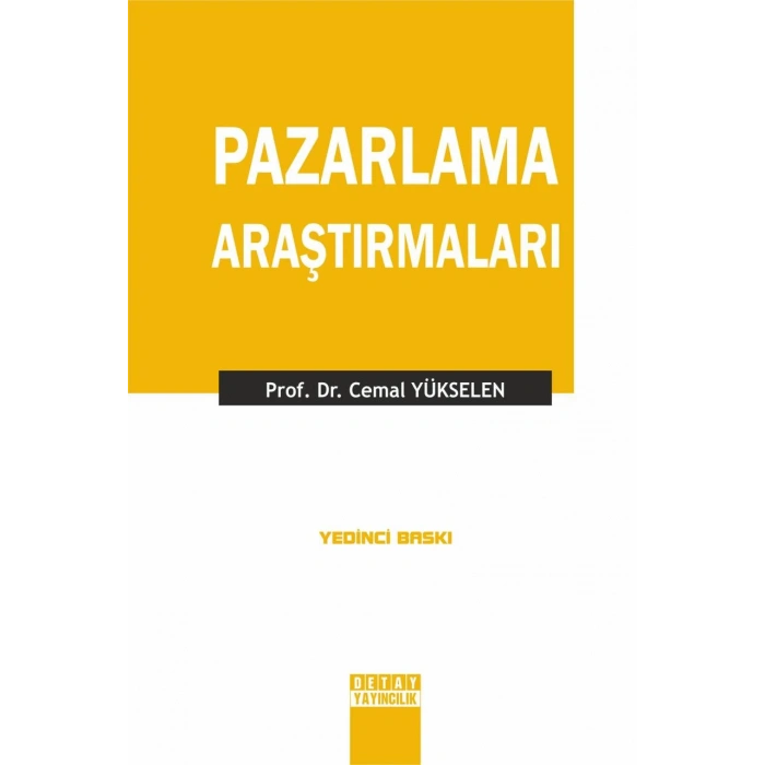 PAZARLAMA ARAŞTIRMALARI