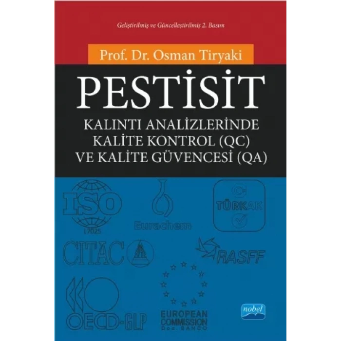 PESTİSİT Kalıntı Analizlerinde Kalite Kontrol (QC) ve Kalite Güvencesi (QA)