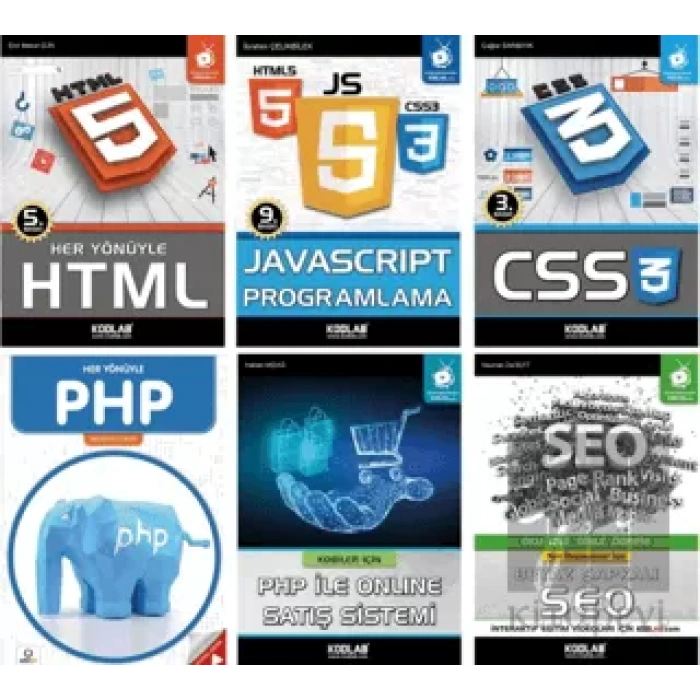 PHP ile WEB Programlama Seti 2 (6 Kitap Takım)