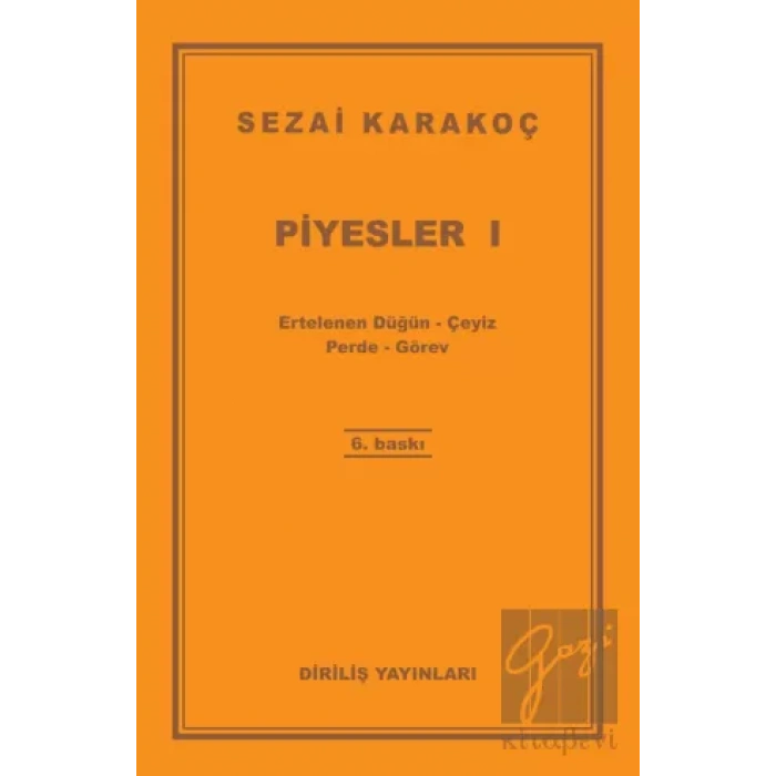Piyesler 1