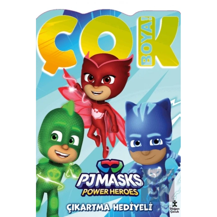 Pjmask Çok Boya! Çıkartmalı Dev Boyama Kitabı