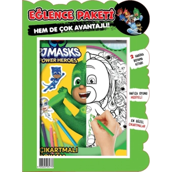 Pjmasks 2li Boyama - Eğlence Paketi