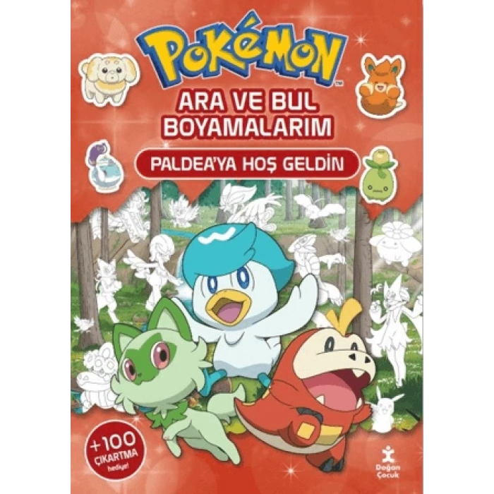 Pokemon - Ara ve Bul Boyamalarım –  Paldea’ya Hoş Geldin