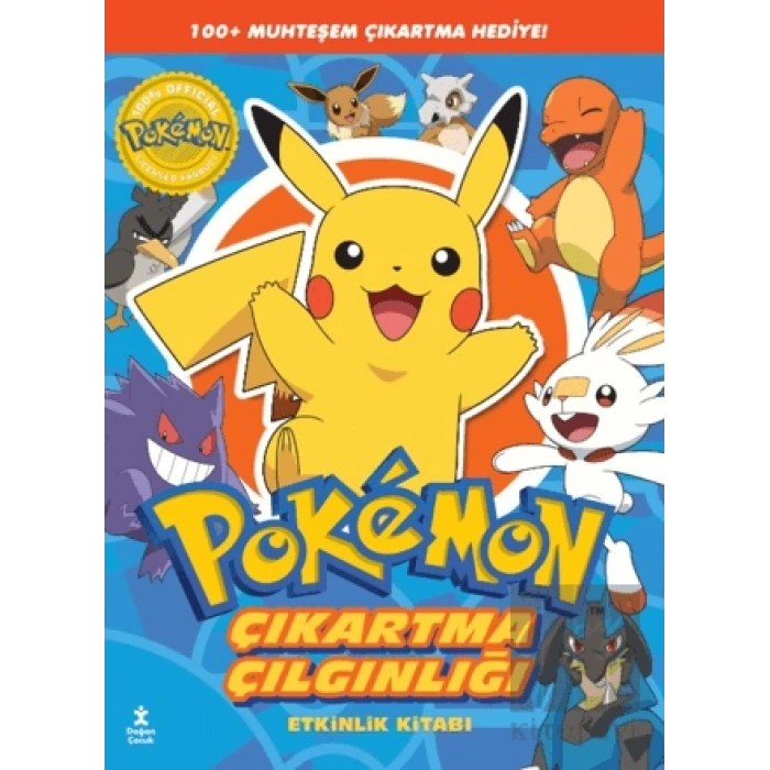 Pokemon - Pikachu Çıkartma Çılgınlığı Etkinlik Kitabı