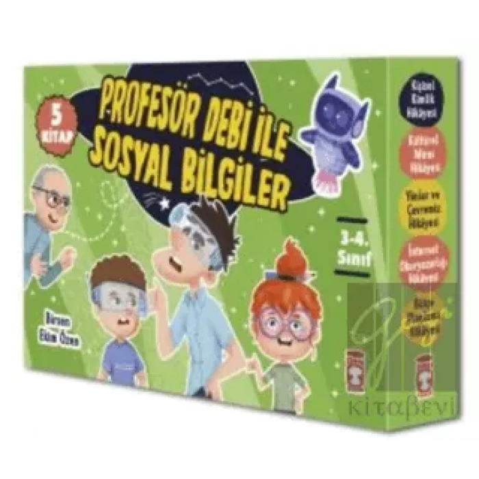 Profesör Debi İle Sosyal Bilgiler Set (5 Kitap)